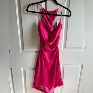 SHEIN Curve Vibrant Pink Dress Size 3X Fits 18-22